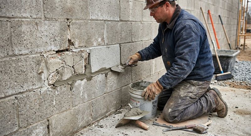 Block Masonry Repair in Layton, UT