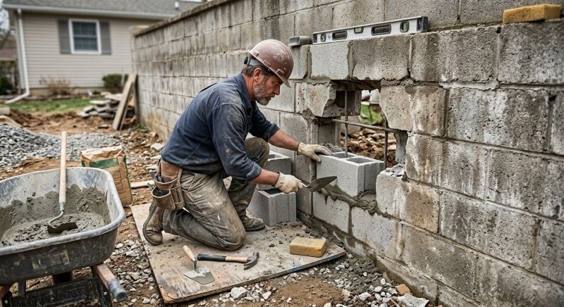Block Wall Repair in Morgan, UT