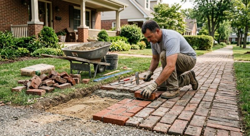 Brick Flatwork Repair in Syracuse, UT