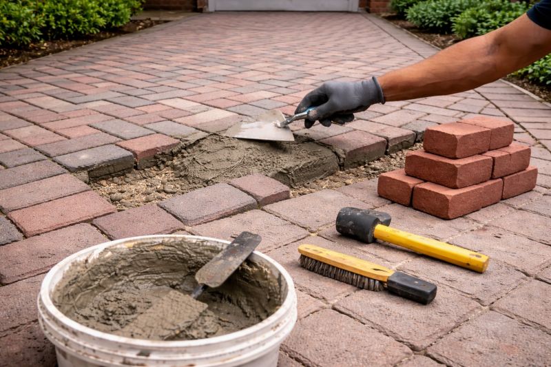Brick Flatwork Repair in Syracuse, UT