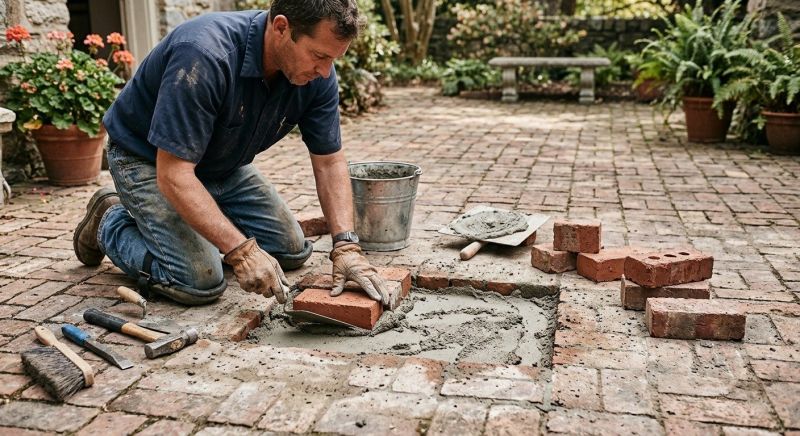 Brick Floor Repair in Layton, UT