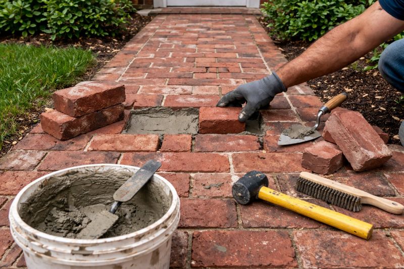 Brick Pathway Repair in Layton, UT