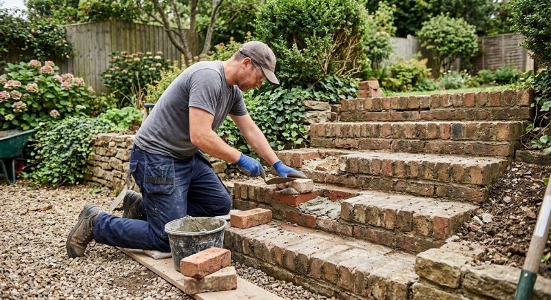 Brick Stairs Repair in Eden, UT