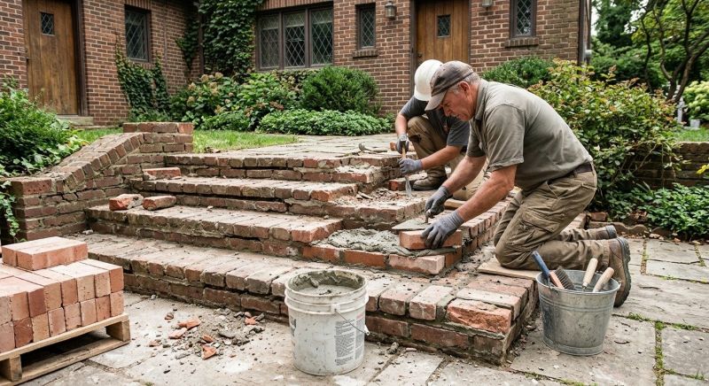 Brick Stairs Repair in Layton, UT