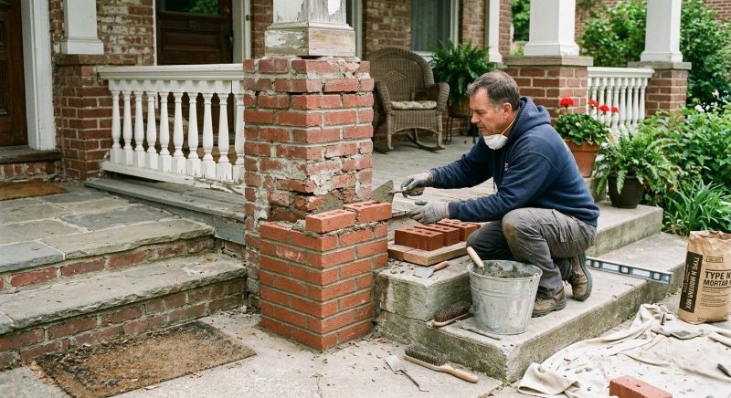 Brick Stairs Repair in Roy, UT