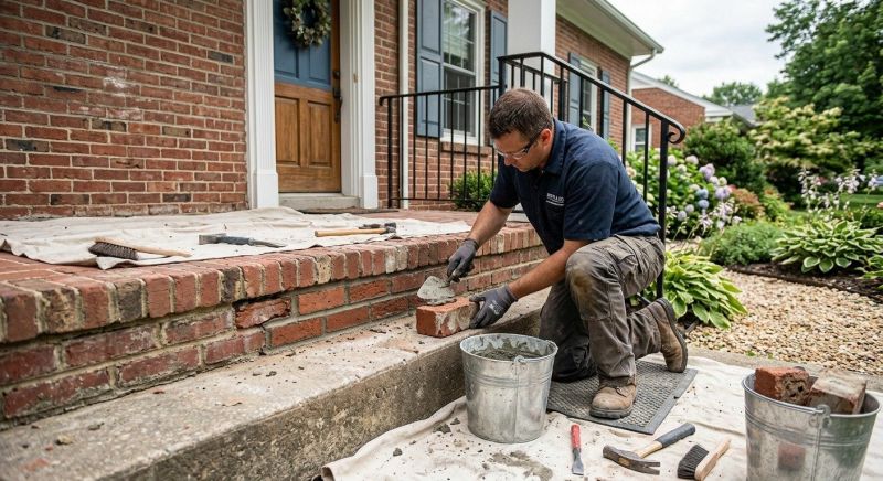 Brick Stairs Repair in Woods Cross, UT