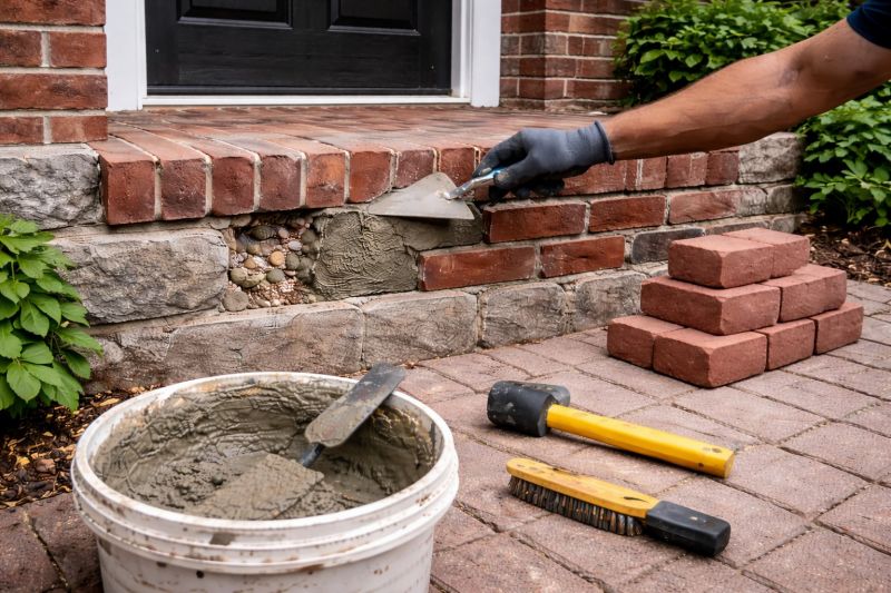 Brick Steps Repair in Layton, UT