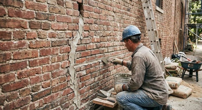 Brick Wall Repair in Centerville, UT