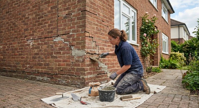 Brick Wall Repair in Weber County, UT
