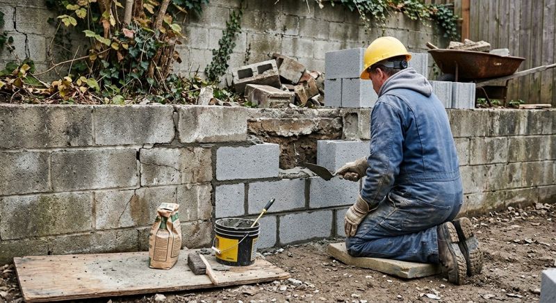 Concrete Block Repair in Eden, UT