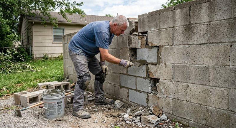 Concrete Block Repair in Ogden, UT