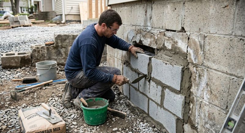 Concrete Block Repair in Roy, UT