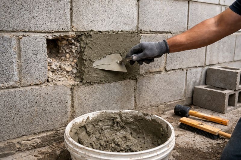 Concrete Block Repair in Woods Cross, UT