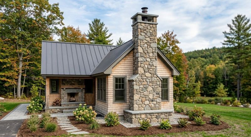 Stone Chimney Installation in Davis County, UT