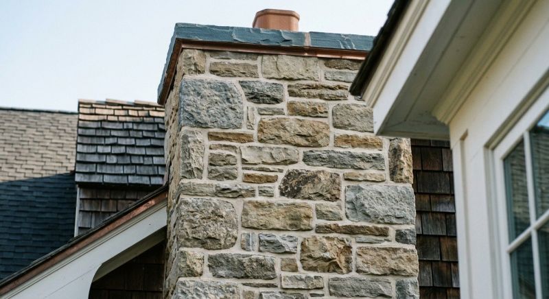 Stone Chimney Installation in Roy, UT