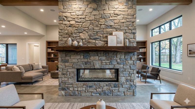 Stone Chimney Installation in Weber County, UT