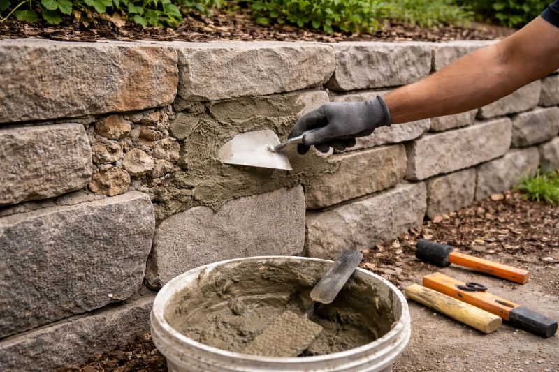 Stone Column Repair in Layton, UT