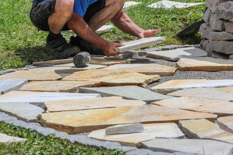Stone Walkway Repair in Layton, UT
