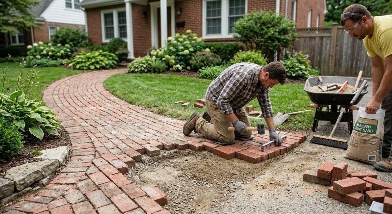 Stone Walkway Repair in Layton, UT