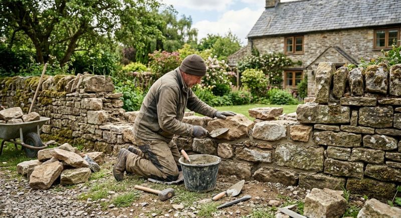 Stone Wall Repair in Bountiful, UT