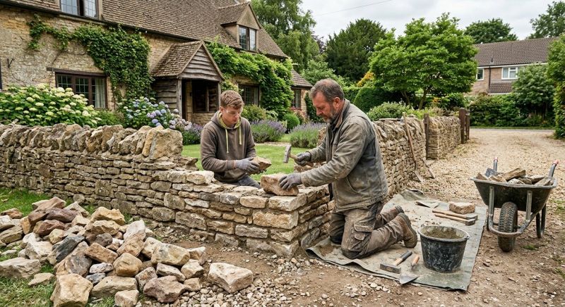 Stone Wall Repair in Farmington, UT