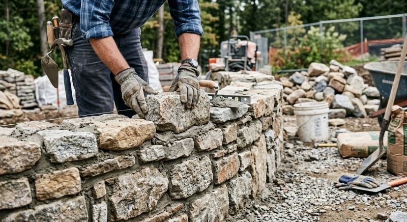 Stonework Installation in Eden, UT